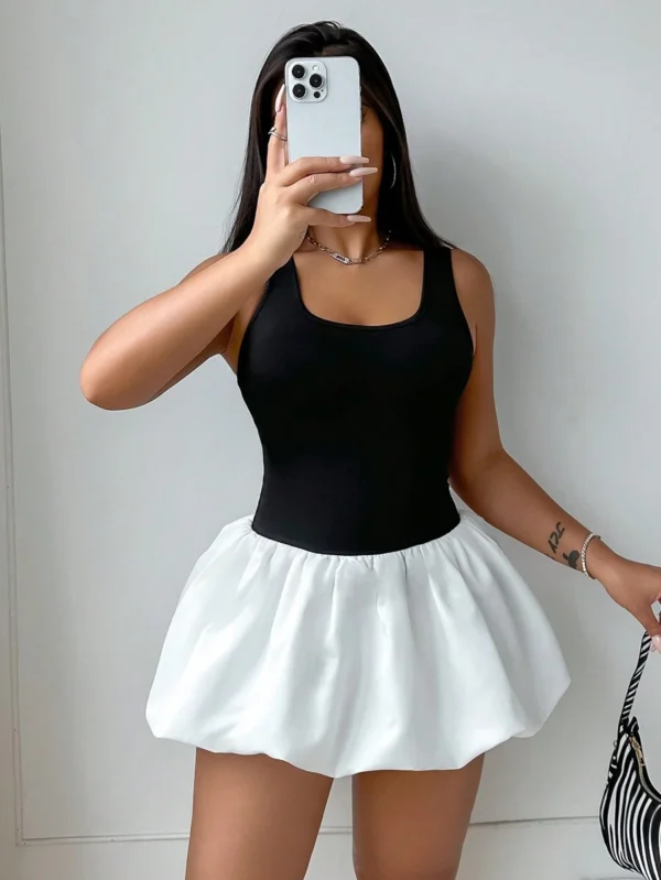 Monochrome Bubble Pop Romper - Image 4
