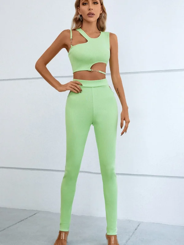 Mint Mirage Cutout Co-ord Set - Image 6