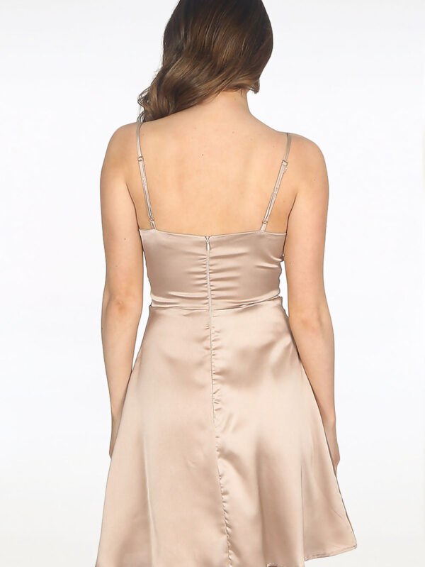 Midnight Charm Tie-Front Skater Dress - Image 10