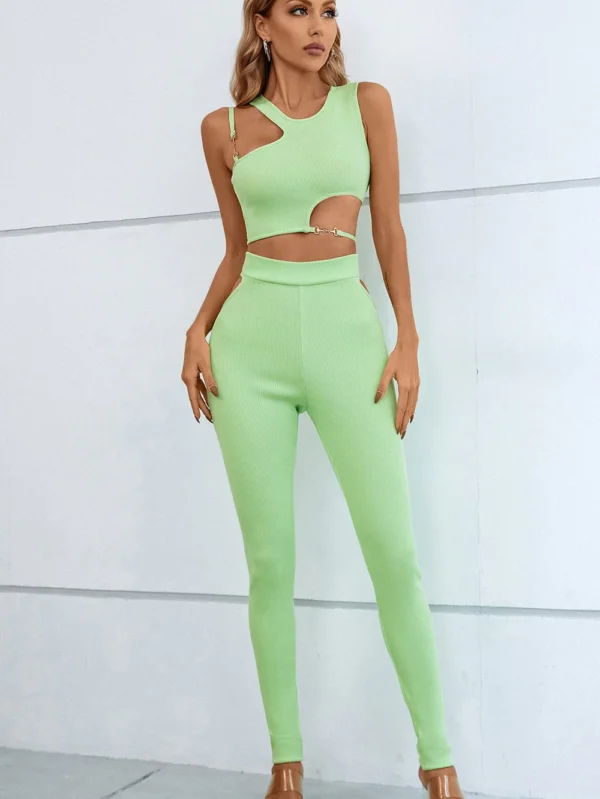 Mint Mirage Cutout Co-ord Set - Image 4