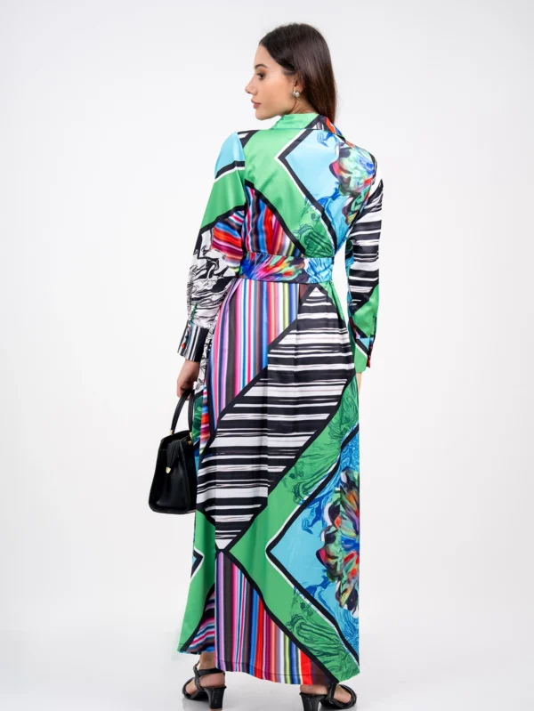 Prism Mirage Belted Shirt Dress - Image 4