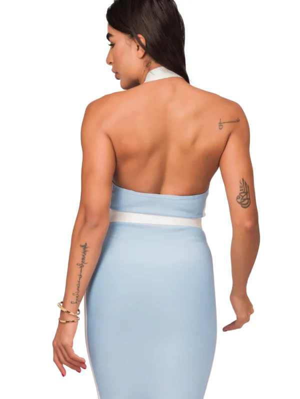 Blush Zip Hourglass Bandage Dress - Image 9