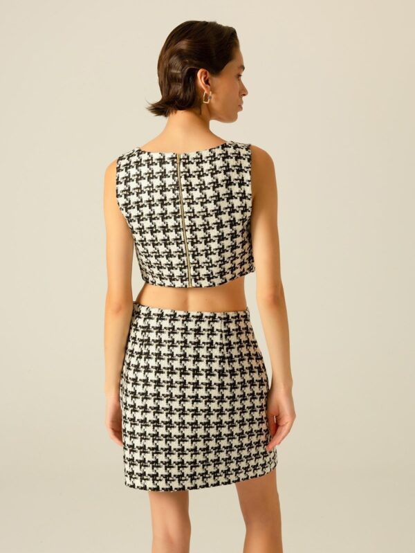 Chic Check Tweed Co-Ord Set - Image 5